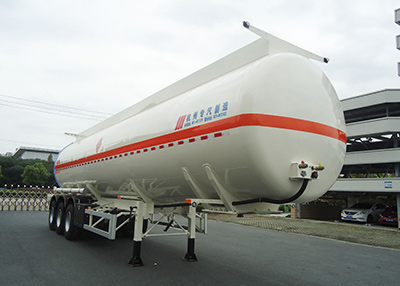 宏宙牌12.3米31.8吨3轴易燃液体罐式运输半挂车(HZZ9400GRYG)