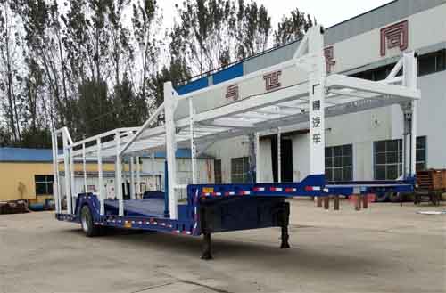 广通达牌13.8米11.2吨1轴乘用车辆运输半挂车(JKQ9180TCC)