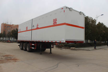润知星牌10.9米31吨3轴杂项危险物品厢式运输半挂车(SCS9400XZW)