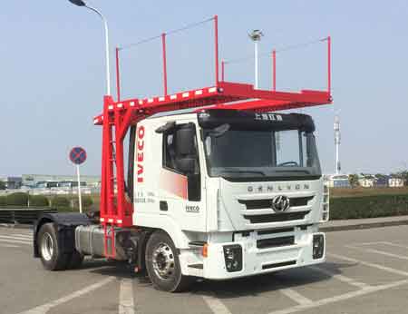 紅巖牌CQ5186TBQHMVG42-461車輛運(yùn)輸半掛牽引車公告圖片