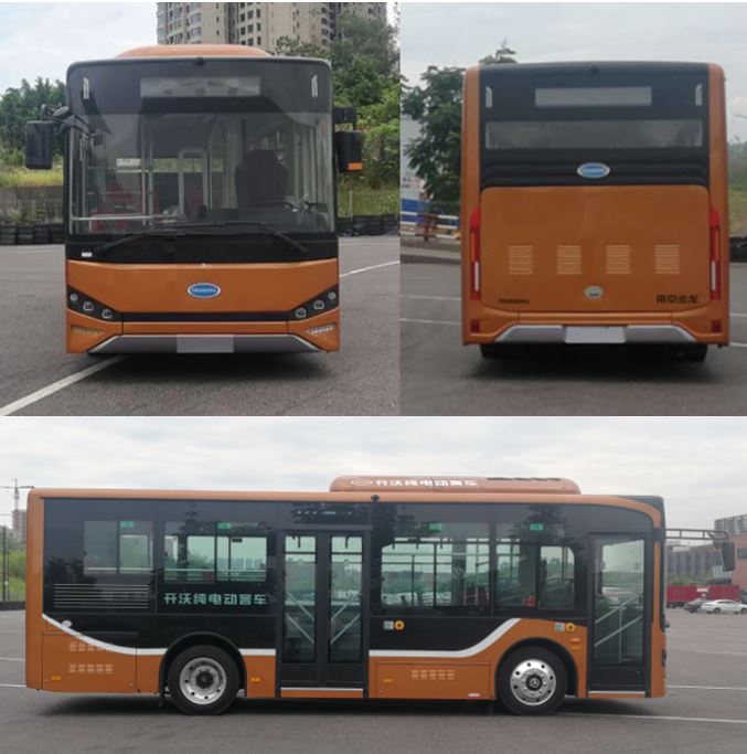 开沃牌NJL6859EV2纯电动城市客车公告图片