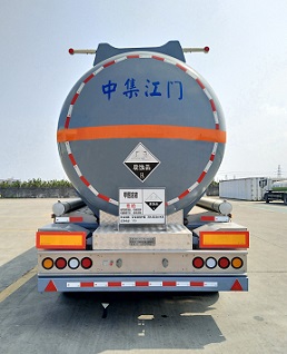 中集牌ZJV9403GFWJM腐蚀性物品罐式运输半挂车公告图片