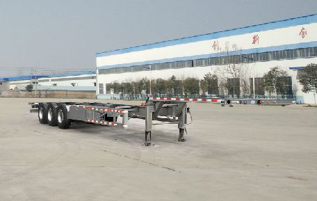丛林牌14米35.8吨3轴铝合金集装箱运输半挂车(LCL9404TJZ)