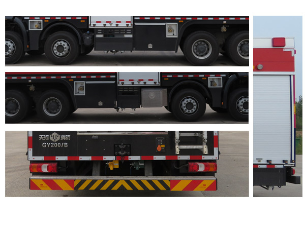 天河牌LLX5395GXFGY200/B供液消防車公告圖片