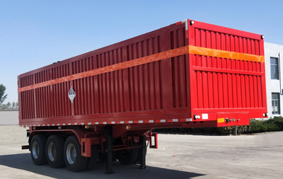 华政牌10米32.3吨3轴杂项危险物品厢式运输半挂车(LHZ9400XZW)