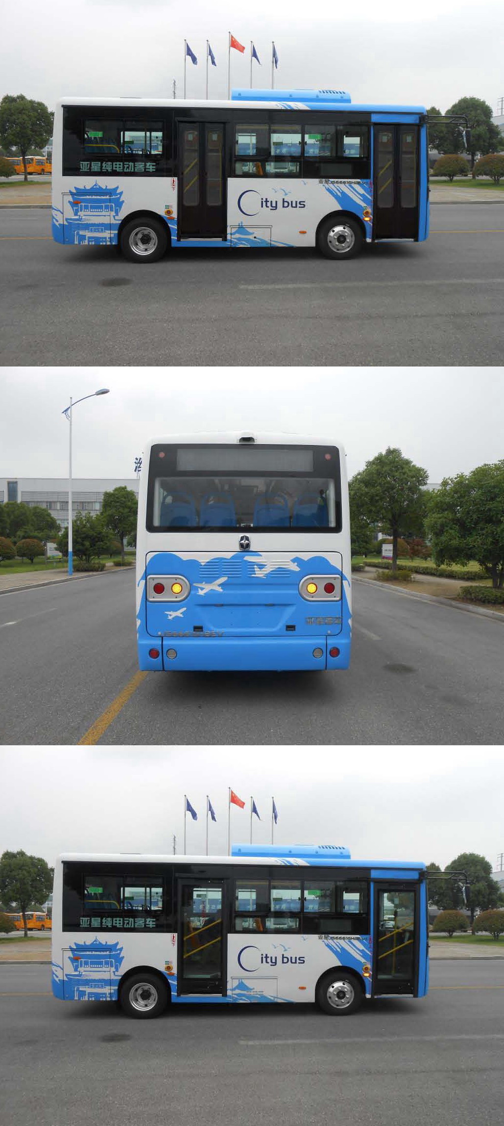 亚星牌JS6661GHBEV1纯电动城市客车公告图片