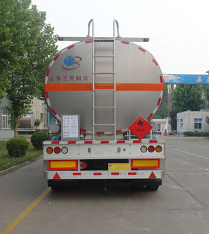 铝合金易燃液体罐式运输半挂车图片