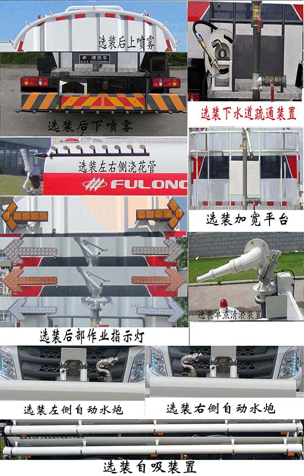 福龍馬牌FLM5180GQXDL6清洗車公告圖片