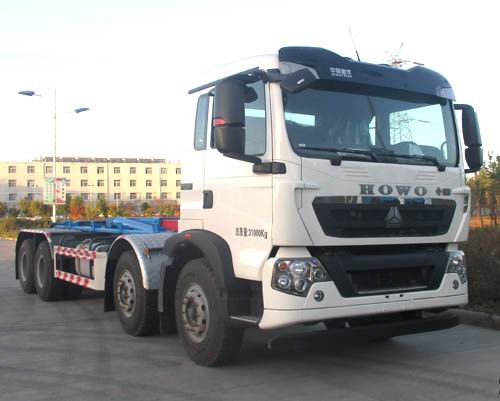 沃達(dá)特牌QHJ5313ZXX車(chē)廂可卸式垃圾車(chē)公告圖片