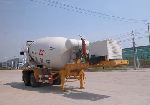 华威驰乐牌9.9米24吨2轴混凝土搅拌运输半挂车(SGZ9340GJB)
