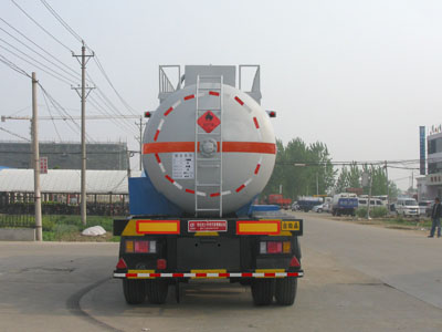 程力威牌CLW9401GRY易燃液体罐式运输半挂车公告图片