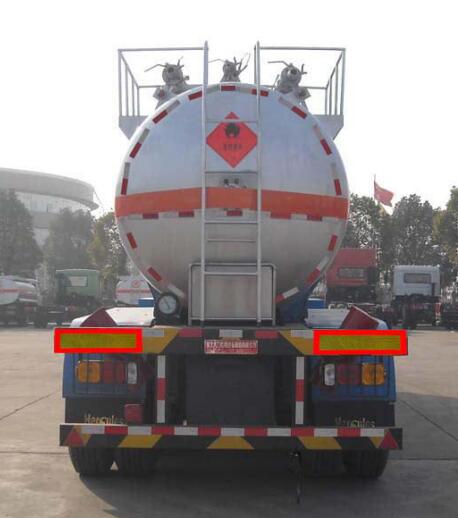 大力牌DLQ9402GRY易燃液体罐式运输半挂车公告图片