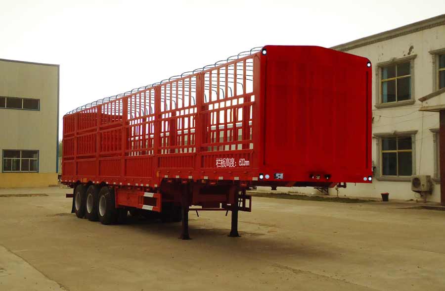 沃德利牌13米33吨3轴仓栅式运输半挂车(WDL9400CCYE)