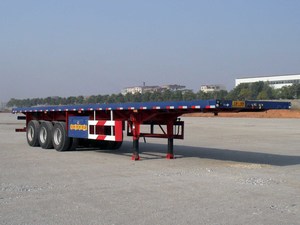 江骏牌13米33.5吨3轴平板运输半挂车(GLJ9400TPB)