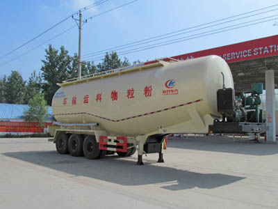 程力威牌11.2米27.9吨3轴低密度粉粒物料运输半挂车(CLW9402GFL)