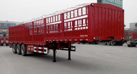 骏强牌13米31.2吨3轴仓栅式运输半挂车(JQ9372CCY)