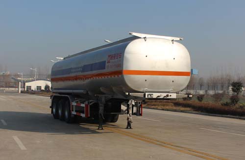 通亚达牌11米30.8吨3轴易燃液体罐式运输半挂车(CTY9408GRY)