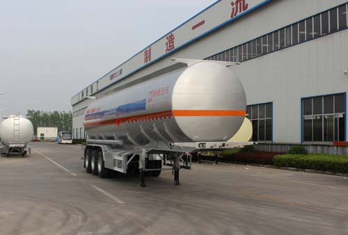 通亚达牌11.9米30.8吨3轴易燃液体罐式运输半挂车(CTY9403GRYC)