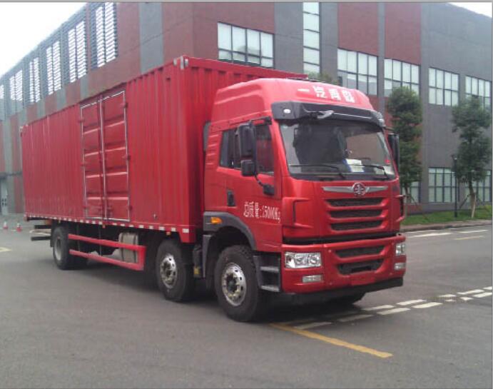 解放牌CA5250XXYP1K2L5T3E5A80-3廂式運(yùn)輸車公告圖片