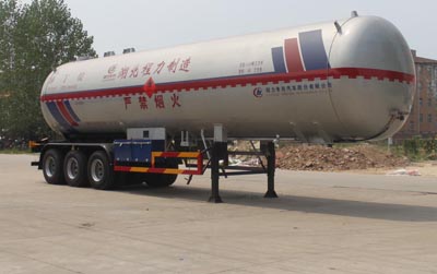 程力威牌12.6米27.4吨3轴液化气体运输半挂车(CLW9409GYQA)