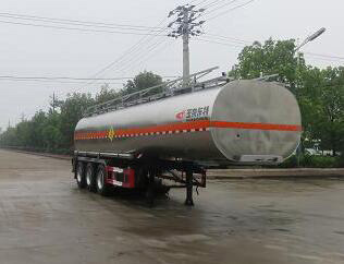 特运牌10.3米31.2吨3轴氧化性物品罐式运输半挂车(DTA9402GYW)