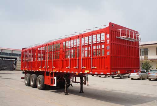 恒廉牌11.5米34.2吨3轴仓栅式运输半挂车(SJS9400CCY)