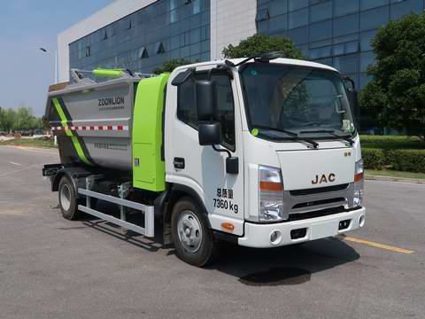 中联牌ZLJ5070ZZZHFE5自装卸式垃圾车公告图片