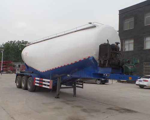 中郓通牌10.7米30.9吨3轴中密度粉粒物料运输半挂车(JZJ9400GFL)
