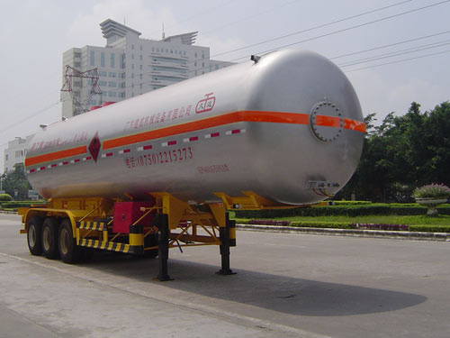 久远牌12.9米27.9吨3轴液化气体运输半挂车(KP9401GYQYA)
