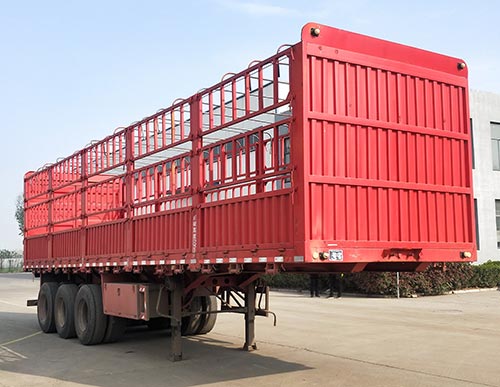 峄州牌11.5米34.5吨3轴仓栅式运输半挂车(ZLT9401CCY)