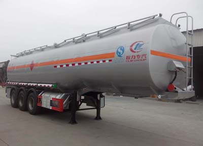 程力威牌CLW9409GRYA易燃液体罐式运输半挂车图片
