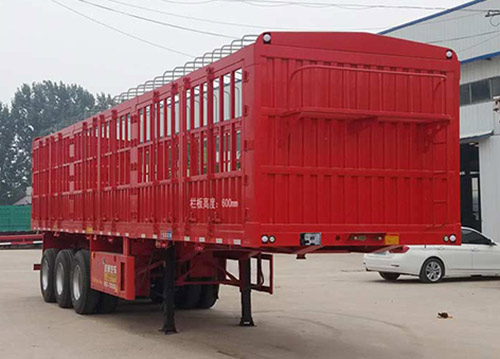 环陆牌10米34.9吨3轴仓栅式运输半挂车(LYT9403CCY)