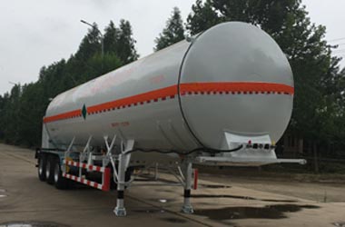 建安特西维欧牌12米29吨3轴低温液体运输半挂车(BJG9401GDY)