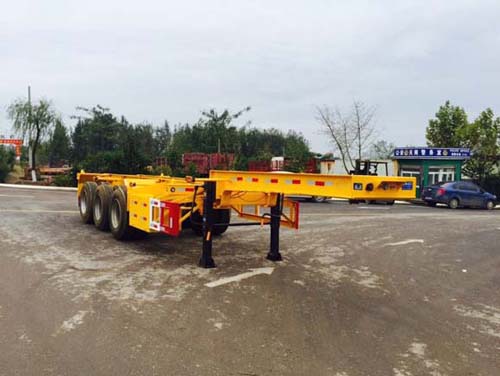 鲁润牌9.3米35.2吨3轴集装箱运输半挂车(HLX9401TJZE)