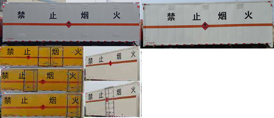 東風(fēng)牌DFH5250XRYAXV易燃液體廂式運(yùn)輸車(chē)公告圖片