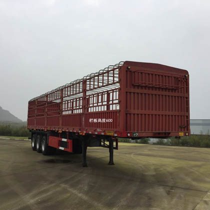 炫虎牌13米33.8吨3轴仓栅式运输半挂车(DAT9401CCY)