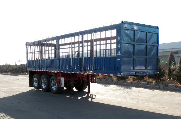 蒙驼凯力达一牌10米35.3吨3轴仓栅式运输半挂车(KLD9406CCY)