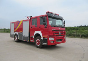 汉江牌HXF5200GXFPM80/HW泡沫消防车