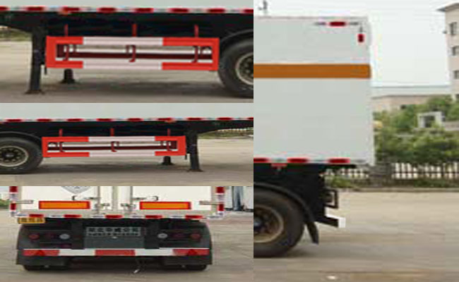 华威驰乐牌SGZ9400XZW杂项危险物品厢式运输半挂车公告图片