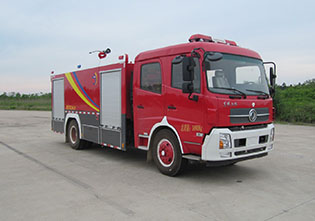 HXF5150GXFSG55/DF 汉江牌水罐消防车图片