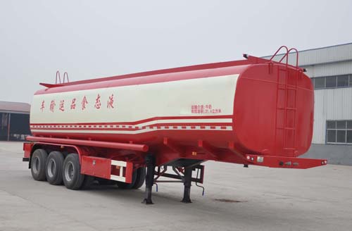 龙恩牌11米31吨3轴液态食品运输半挂车(LHE9400GYS)