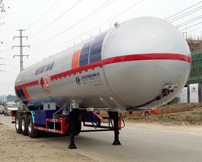 程力威牌13.6米26吨3轴液化气体运输半挂车(CLW9401GYQ2C)