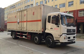 程力威牌CLW5256XFWD5腐蝕性物品廂式運(yùn)輸車公告圖片