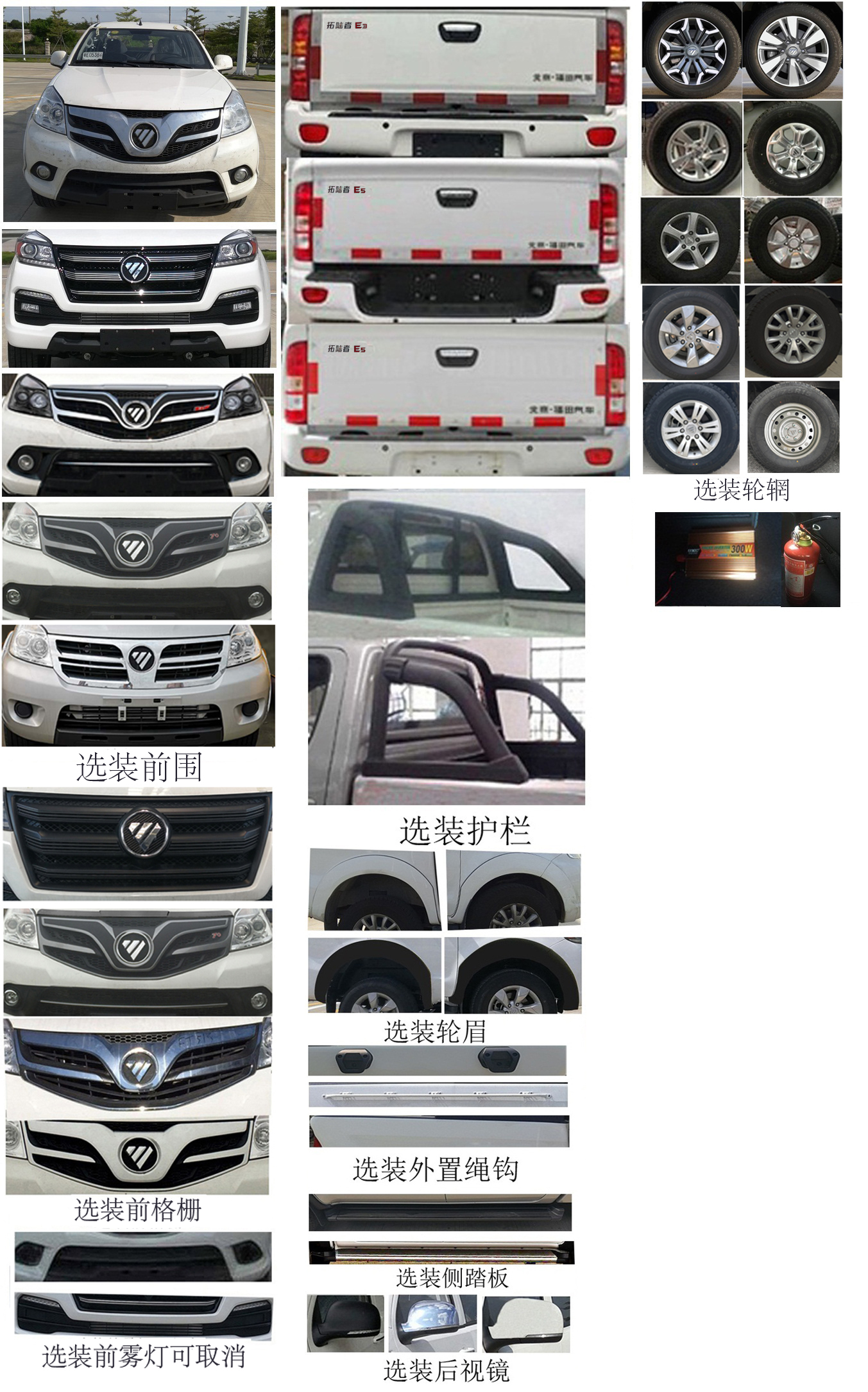 福田牌BJ5037XGC-E1工程車(chē)公告圖片