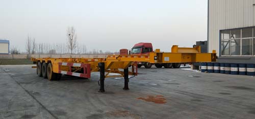 燕赵春晖牌14米35.2吨3轴集装箱运输半挂车(HHC9400TJZE)