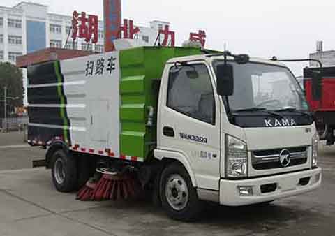 中汽力威牌HLW5080TSL5KM扫路车公告图片
