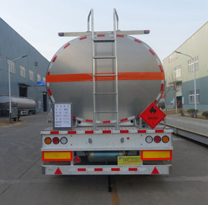 明航牌ZPS9409GRYC铝合金易燃液体罐式运输半挂车公告图片