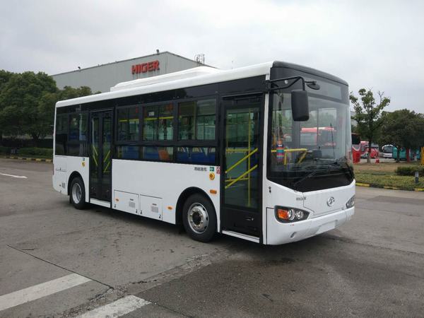 海格牌8米15-27座纯电动城市客车(KLQ6800GEVN9)