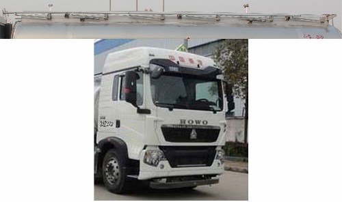 綠葉牌JYJ5327GYYE鋁合金運(yùn)油車公告圖片