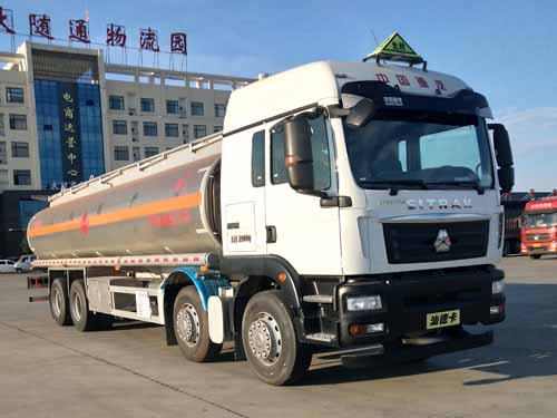 楚勝牌CSC5326GYYLZK鋁合金運油車公告圖片